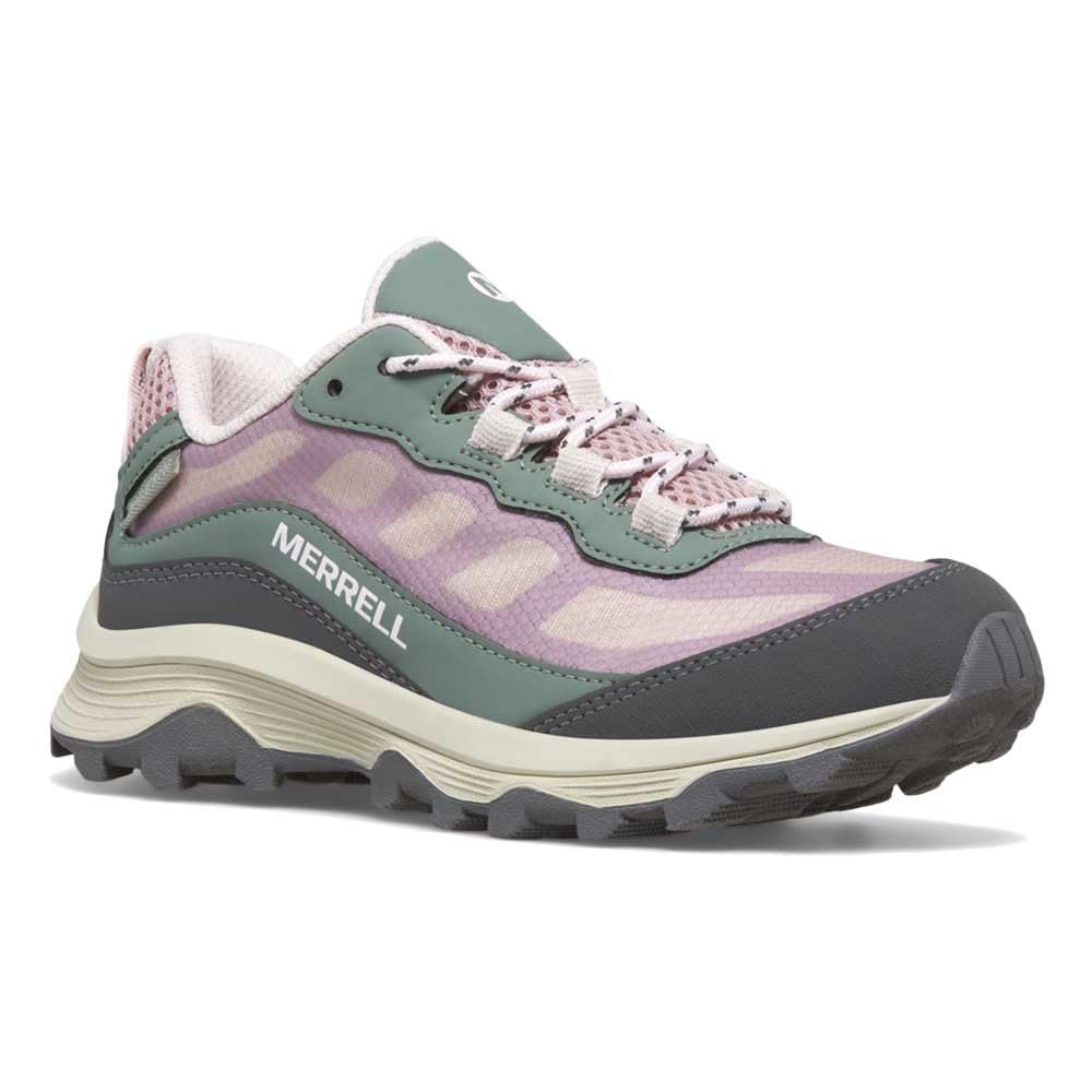Merrell MOAB Speed Low WTRPF-Dusty Pink/Olive, Zapatillas, 36 EU