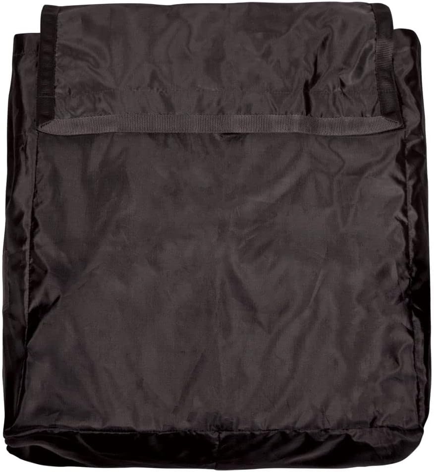 Dura-Tech Medium Nylon Stall Bag | Color Black | Ideal for Uncluttered Stalls, Holds Thick Blankets, Durable 420 Nylon, Adjustable Hanging Straps, ID Tag Slot |