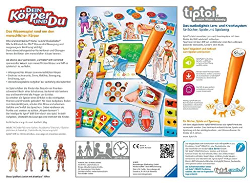 Tiptoi Ravensburger Lernspiel Dein Körper und Du für Kinder ab 4 Jahren