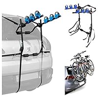 UKB4C 3 Bicycle Bike Car Cycle Carrier Rack Universal Fitting Saloon Hatchback Estate High Level