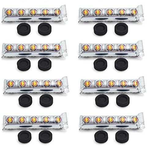 Tube of 10 Charcoal Tablets for Resin and Incense Burners x 8 Cover