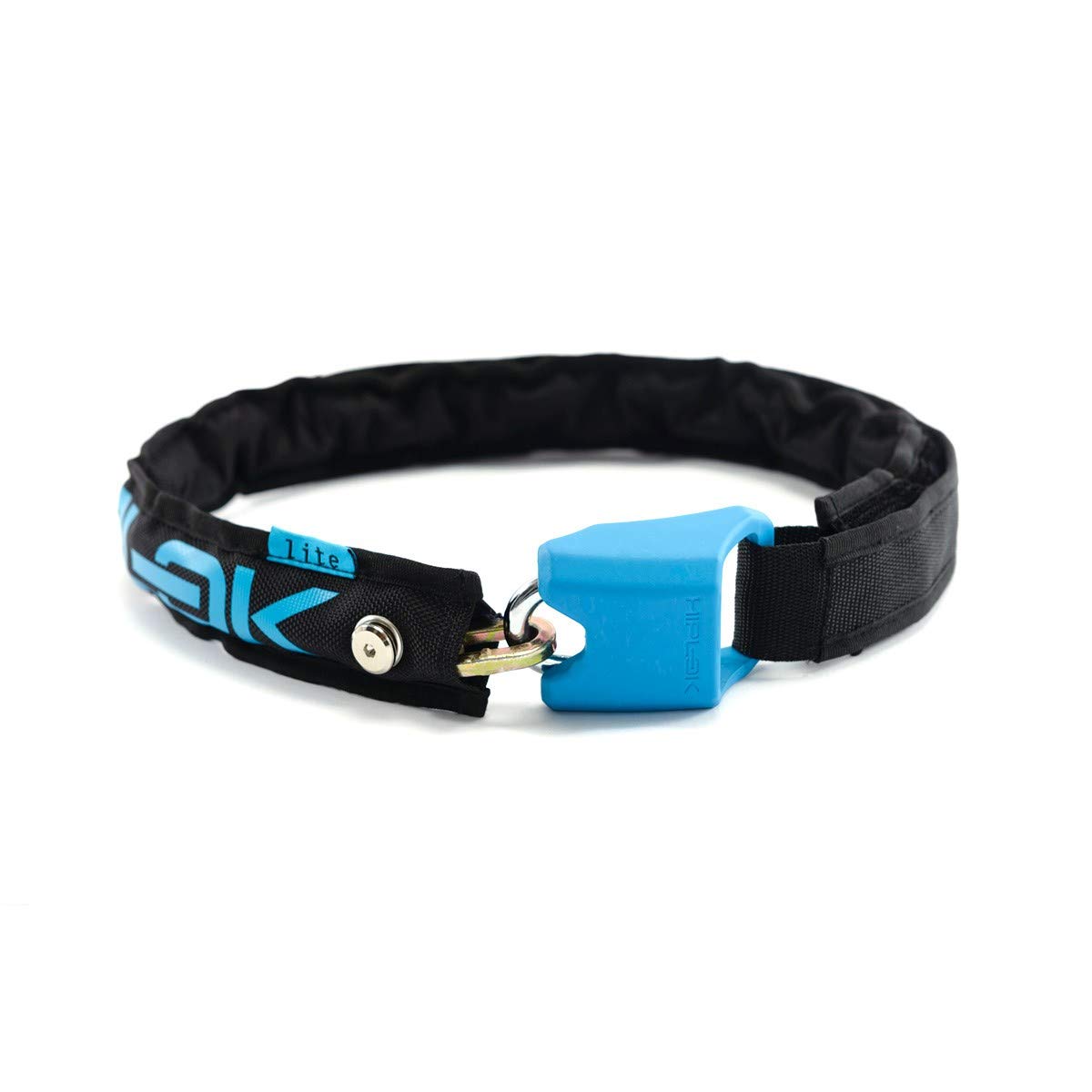 Hiplok Black/Blue/Blue Lite Chain Lock - /Cyan/Wearable Waist Belt Lock Clothing Clothes Bicycle Cycling Cycle Biking Bike Security Safety Anti Theft Accessories