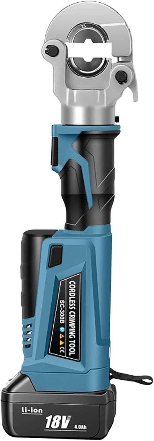Professional Electric Hydraulic Crimping Tool Kit for Cables 16-300 mm² - Efficient Crimper for Copper and Aluminium