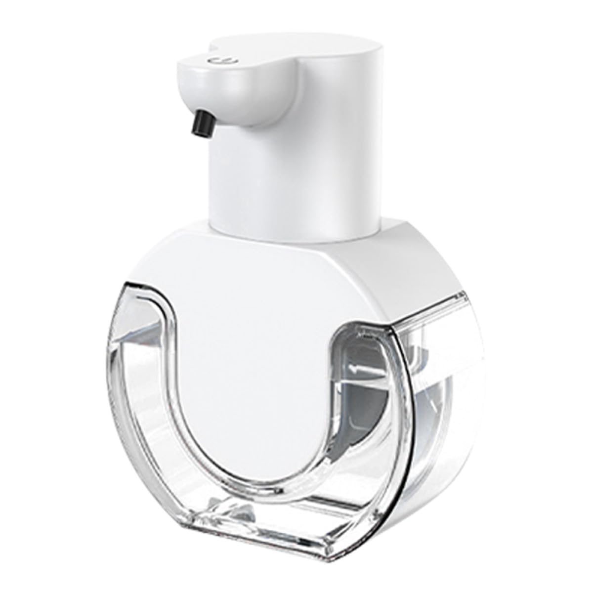 SHINEOFI Dispenser Sapone Automatico senza Contatto Materiale Abs Resistente da 430ml Sensore a Infrarossi Livello Regolabile e Pulizia Facile per Uso Domestico