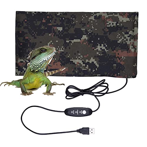 Alfombrilla térmica eléctrica para reptiles 15x28 cm