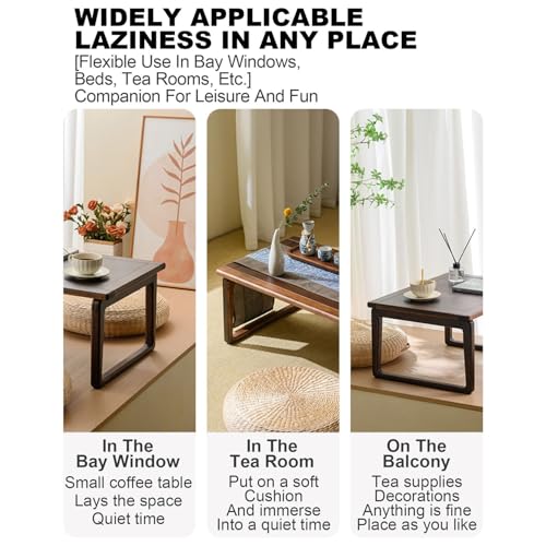 Table basse pliante bois grand format pour optimiser l'espace