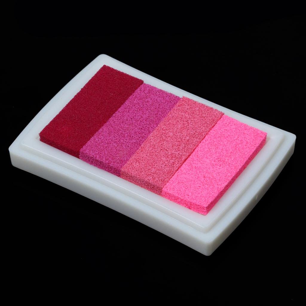 CALANDIS™ 4 Shade Colors Ink Pad Fingerprint Korea DIY Craft Embossing Colorful Pink | Ink & Pads | Stamping & Embossing | Crafts 2