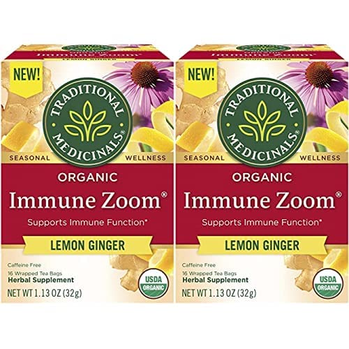 Traditional Medicinals Organic Immune Zoom Lemon Ginger