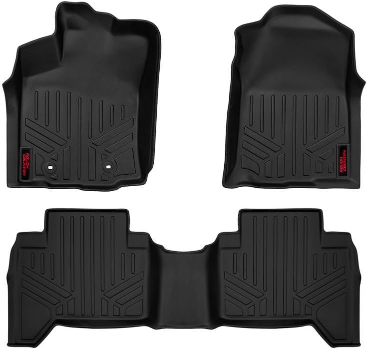 Rough Country All Weather Floor Mats Set for Toyota