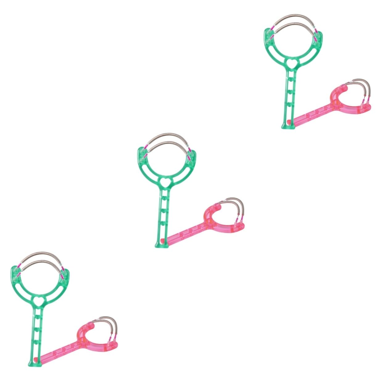 Didiseaon 3sets Spring Hair Removal Device Manual Epilator for Face Non-harsh Hair Cleaning Tool 2pcs*3 Random Color