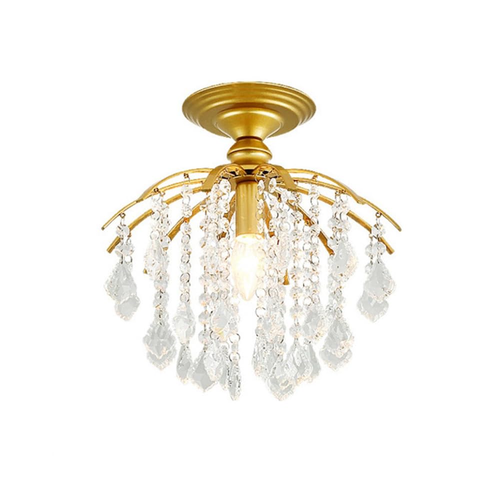 Petit lustre en cristal plafonnier moderne cuisine couloir chambre