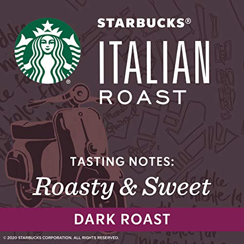 Image of Starbucks Dark Roast Ground Coffee - Italian Roast - 100% Arabica - 6 bags (20 oz. each)