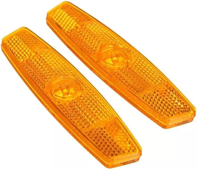 2-4 PCS Bicycle Wheel Spokes Set, White or Orange Reflective Road Safety Gear, Reflectors for Mountain Bike Bicycle Wheels Decoration Warning