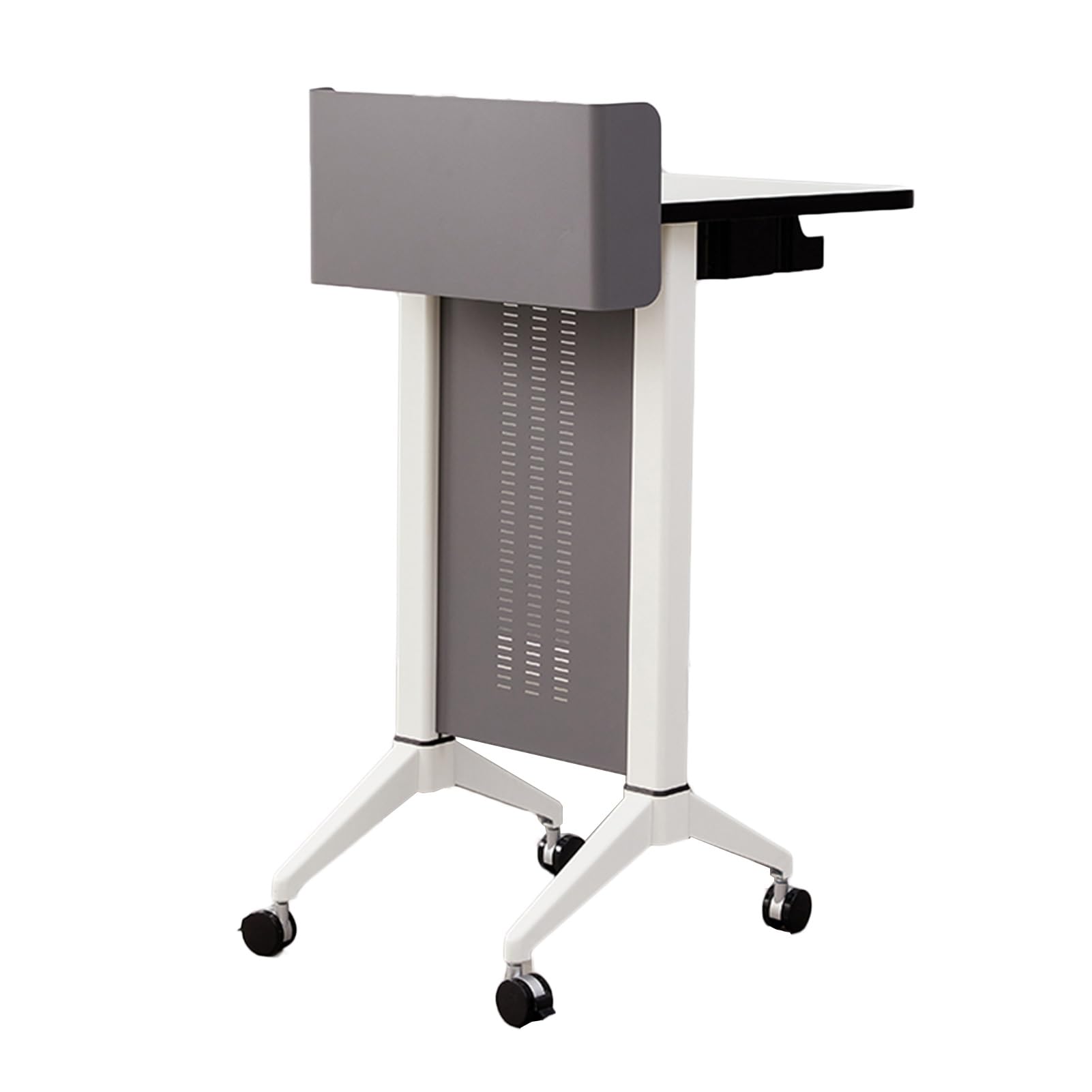 Curvo le Metal Leggio Podio regolabile in piedi con ripiano superiore inclinato 100kg Capaci per scuole Semi Presentats & Eventi