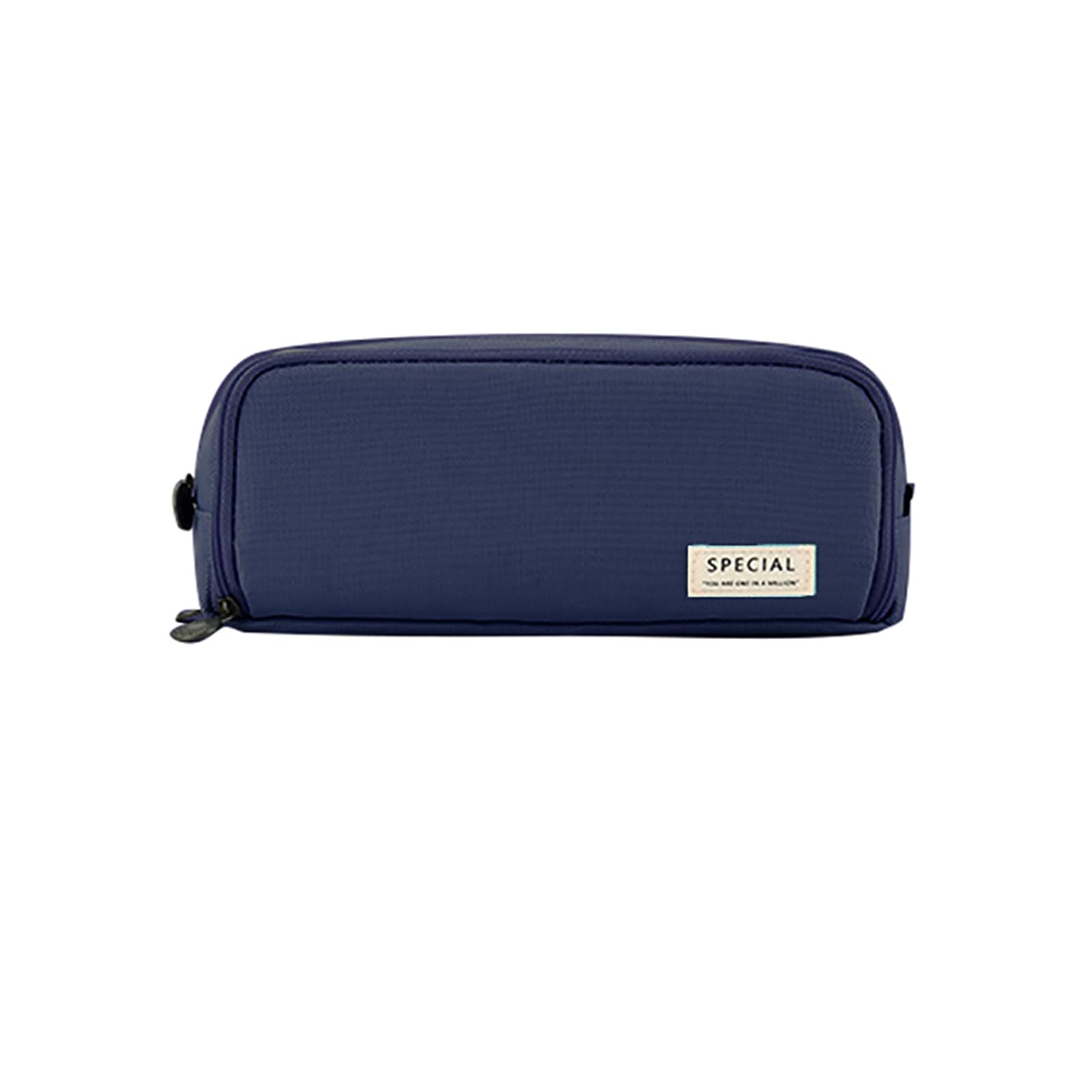 Ejoyous Astuccio in Tessuto Oxford, Astuccio con Cerniera di Grande capacità, 21 X 5 X 9 Cm, Doppio Strato, con Tasca in Rete, per Scuola, Ufficio, Casa, Studenti, Bambini, adulti. (BLUE)