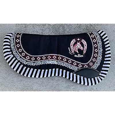 Charro Saddle Horse Saddle Pad, Carona para Caballo Cola De Pato, Horse Tack