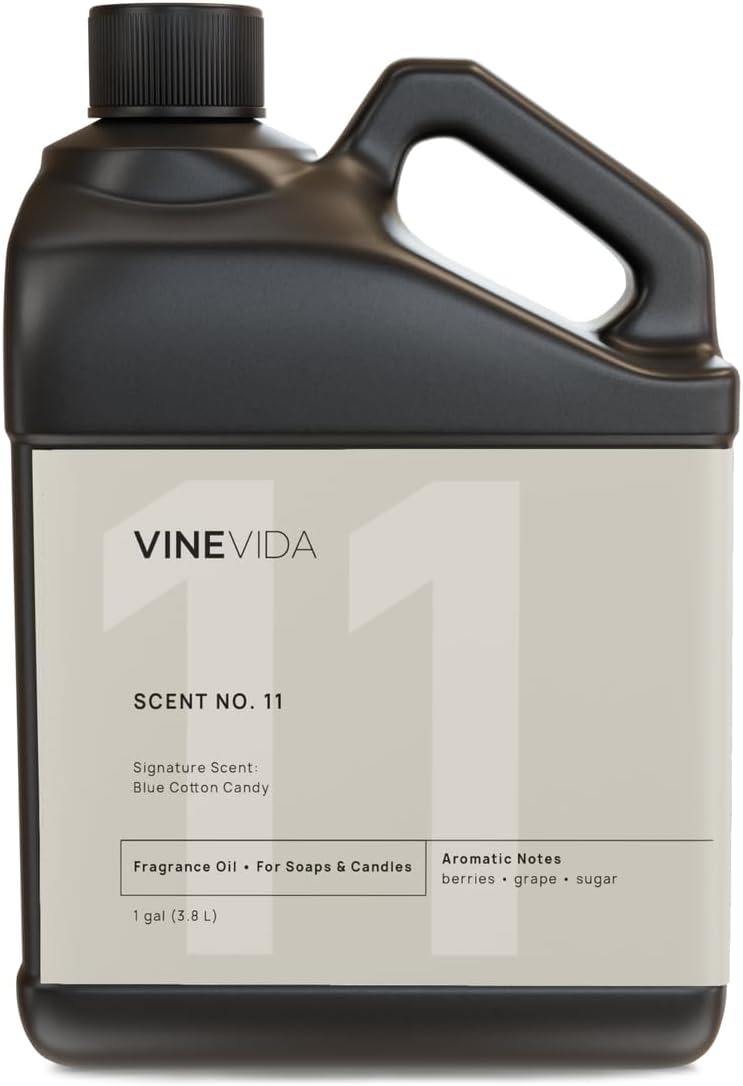 VINEVIDA [128oz] Blue Cotton Candy Fragrance Oil for Candle Making and Soap Making - Premium Candle Scents for Soy Candles