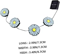 Vista 8 de Elegante lámpara solar jardín tierra insertado paisaje luces para decoración de patio