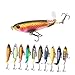 SUPVOX Realistic Bionic Bait Propeller Swimbait 3D Eyes Plastic Lure for Saltwater/Freshwater Fishing