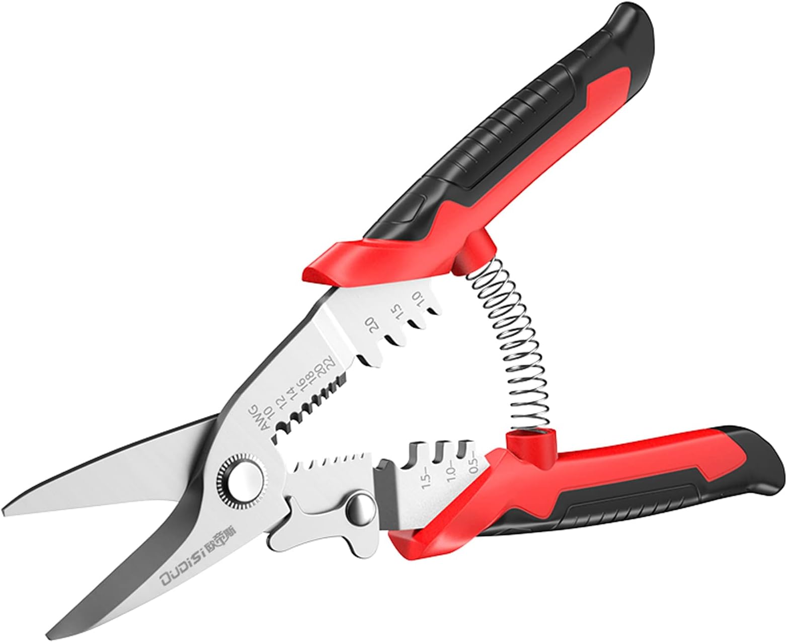 8-inch Electrical Wire Stripper, Stainless Steel Wire Crimping Tool, Wire Cutter Stripper, Multitool Pliers, Cable Stripper 10-22AWG