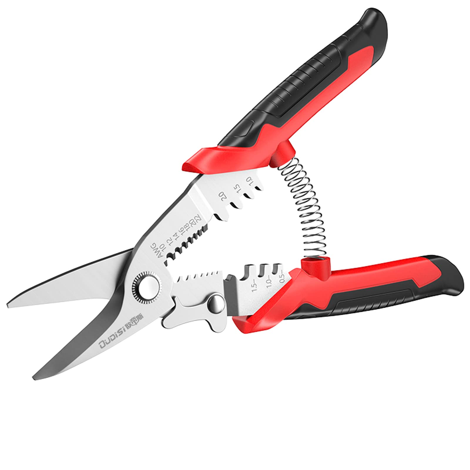 8-inch Electrical Wire Stripper, Stainless Steel Wire Crimping Tool, Wire Cutter Stripper, Multitool Pliers, Cable Stripper 10-22AWG