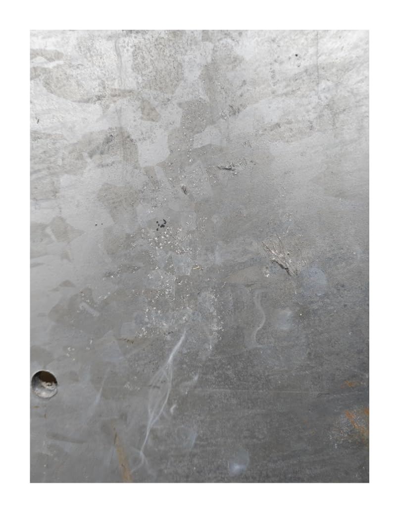 Steel Sheet | Hot-Dip Galvanised Steel Plate Square Cut Size 60 x 60 cm (600 x 600 mm) | Sheet Steel, Fine Sheet, Hot-Dip Galvanised Steel, Thickness: 6 mm | Quality: S301