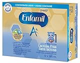 Enfamil A+ Lactose Free Infant Formula, Concentrated Liquid, 385mL, 12 cans Enfamil A+ Lactose Free Infant Formula, Concentrated Liquid, 385mL, 12 cans
