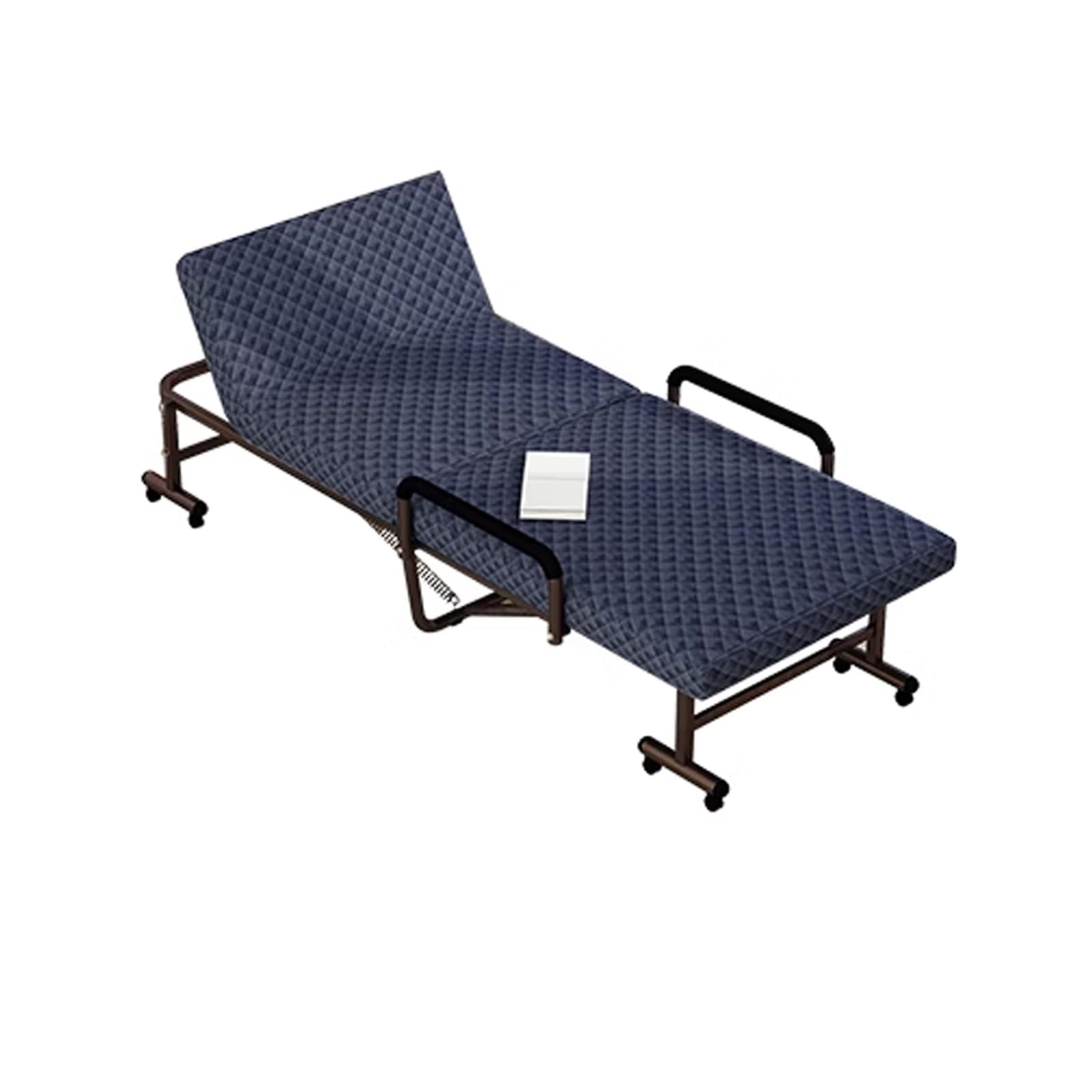 Amazon.com: Portable Bed for Adults Travel with Armrest and Wheels