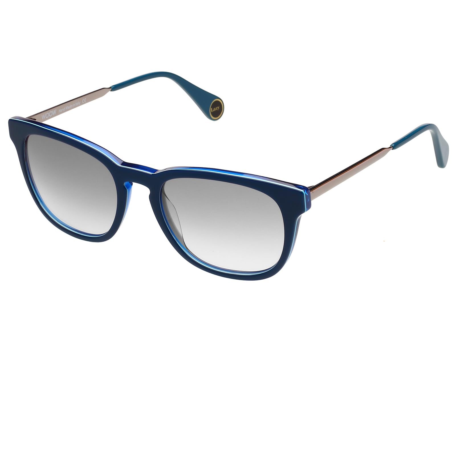 WOOW Gradient Square Unisex Sunglasses Super Lazy 2 1240 GR-GRY S |54| Grey Color Lens