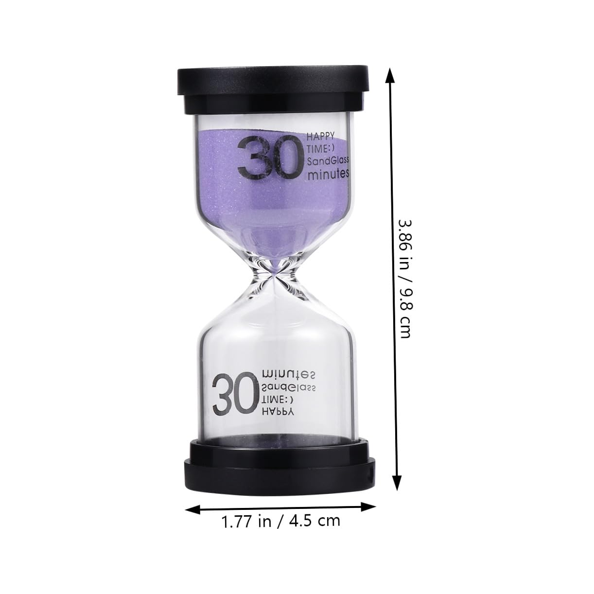 6pièces Minuteur Sablier Élégant pour Bureau Chronomètre pour Décoration Intérieure Et Activités Enseignement