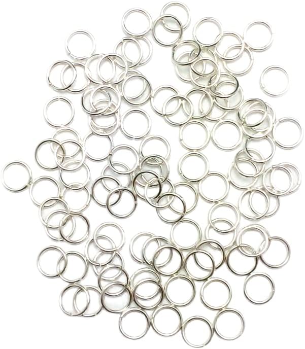 925 Sterling Silver Open Jump Rings 24 Ga, 100pcs Made in USA by CRAFT WIRE image 2