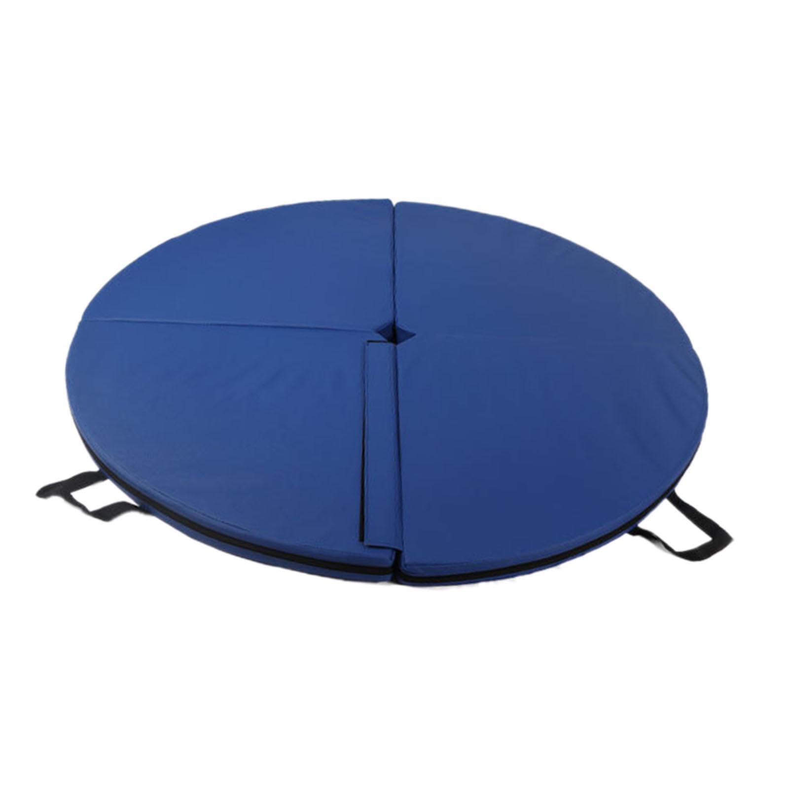 BNF® Folding Pole Dance Mat Round Gymnastics Equipment for Workout Fitness Studio blue-Sports, Fitness & Outdoors/Exercise & Fitness/Accessories/Exercise Equipment Mats-image-23