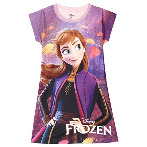 Image of Frozen by Wear Your Mind Women's Cotton Short Knee Length Night Dress