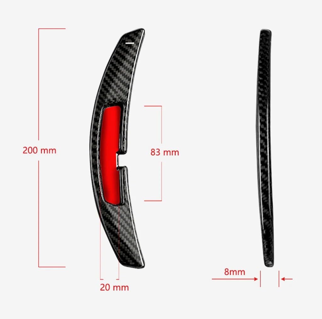 IBNA Volante da Corsa per P&orsche 911 per Macan per Panamera 2021 per Cayenne 992 2 Paddle Cambio al Volante(Nero)
