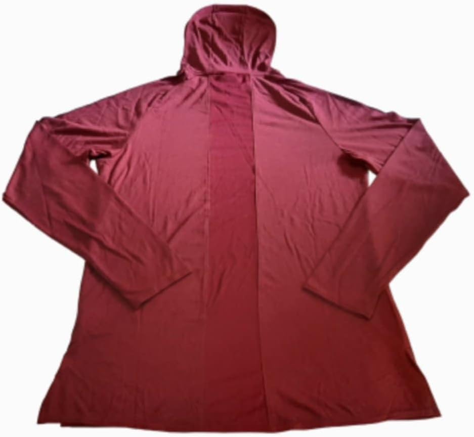 Nike Men's Jordan 23 Alpha Dri-Fit Long Sleeve Hooded Top (US, Alpha, Medium, Regular, Regular, Wine) - Image 2