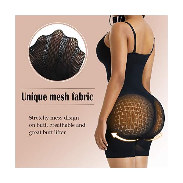 Lover-Beauty-Body-Shaper-for-Women-Seamless-Shapewear-Butt-Lifter-Tummy-Control-Bodysuits-Full-Body-Fajas-Colombianas Lover-Beauty Body Shaper for Women Tummy Control BBL Shorts Seamless Shapewear Bodysuit Fajas Butt Lifter, Black, M/L