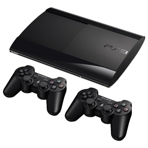 Console PS3 Ultra slim 12 Go noire (2 manettes)