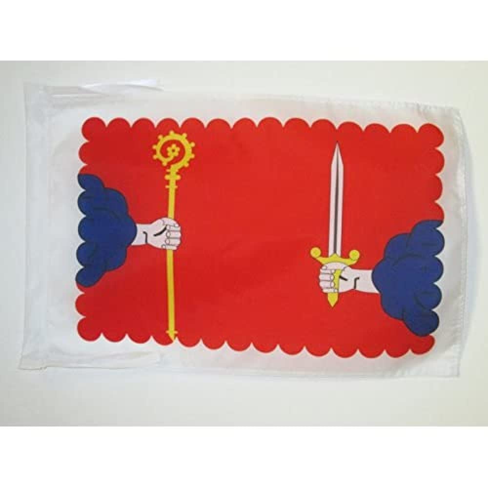 AZ FLAG Bandera de la Ciudad DE Barcelona 45x30cm - BANDERINA BARCELONESA 30 x 45 cm cordeles — view 88