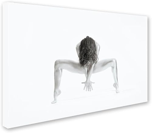 Miniatura 2 de Strong - Lienzo decorativo para pared de la serie de gimnasia por Howard Ashton-Jones, 12 x 19 pulgadas