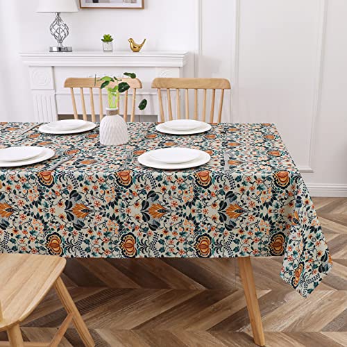 Obal William Morris Tablecloth Original Design Tablecloth Water Resistant Rectangular Table cloth Kitchen Dinning Decoration Table Cover Washable, 230cm x 140cm (Little Chintz)