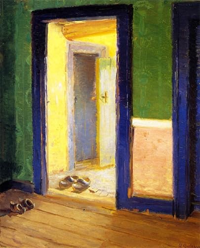 Affiche de Arts de Célèbres Tableaux Anna Ancher L'ora Di Cena impression toile salon 60x90