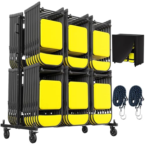 Heavy-Duty Folding Chair Cart 1000 LBS