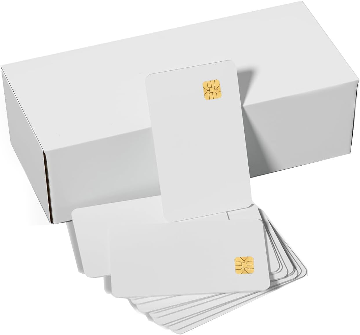 KOSH PVC CHIP Card SLE/ISSI 4428 Contact IC Card for for Inkjet Printers(EPSON) - Pack of 50