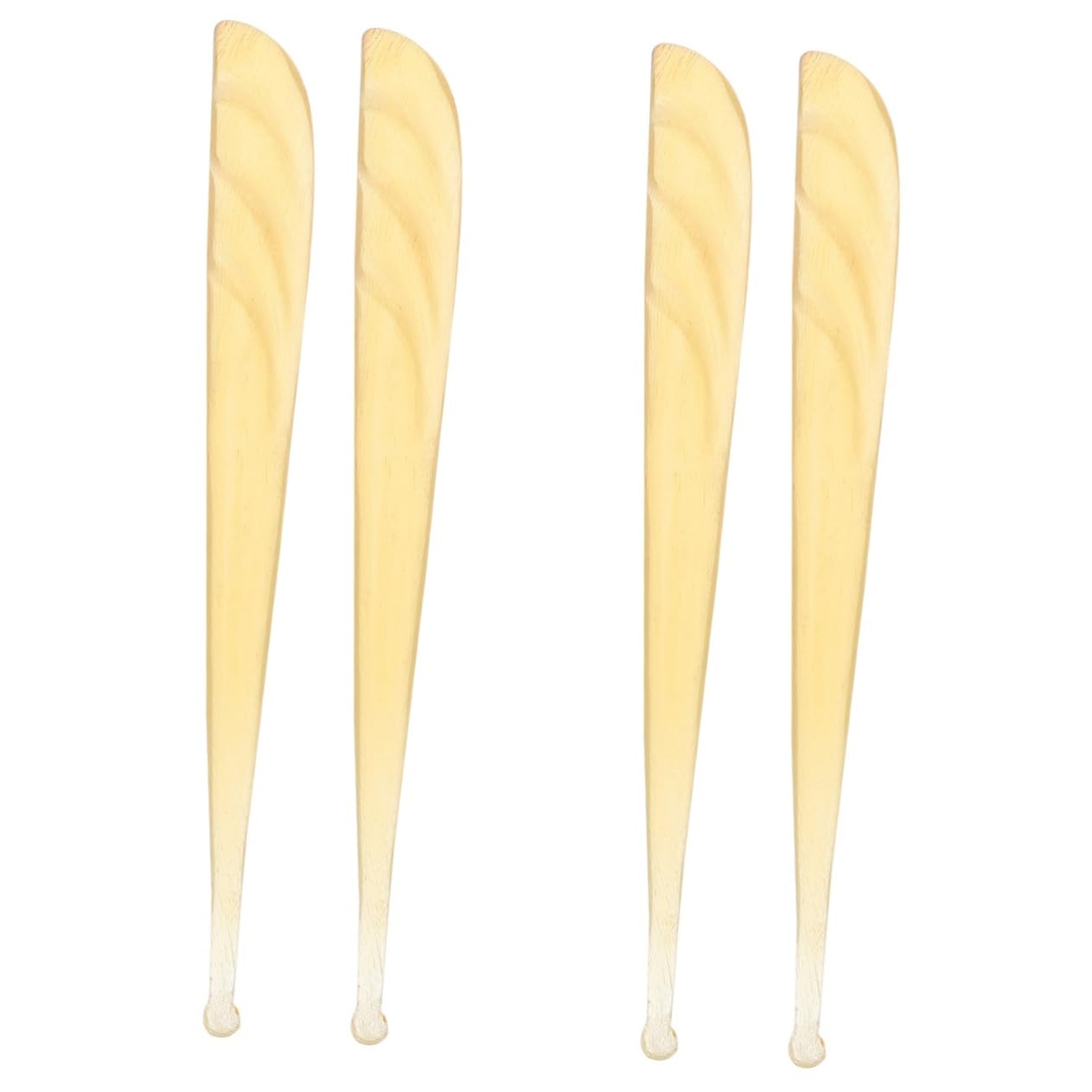 Didiseaon 4pcs Lightweight Ear Wax Removal Tools Comfortable Earwax Cleaning Picks for Use for Home Ear Care and
