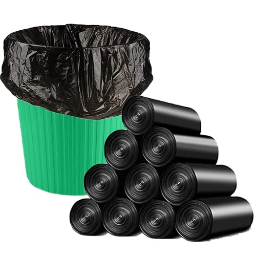 Biodegradable Garbage Bags/Dustbin Bags Large Size 25 30 Inch (90 Bags)(Pack Of 6)Disposable Bags For Office Home Kitchen,6 Count,Black
