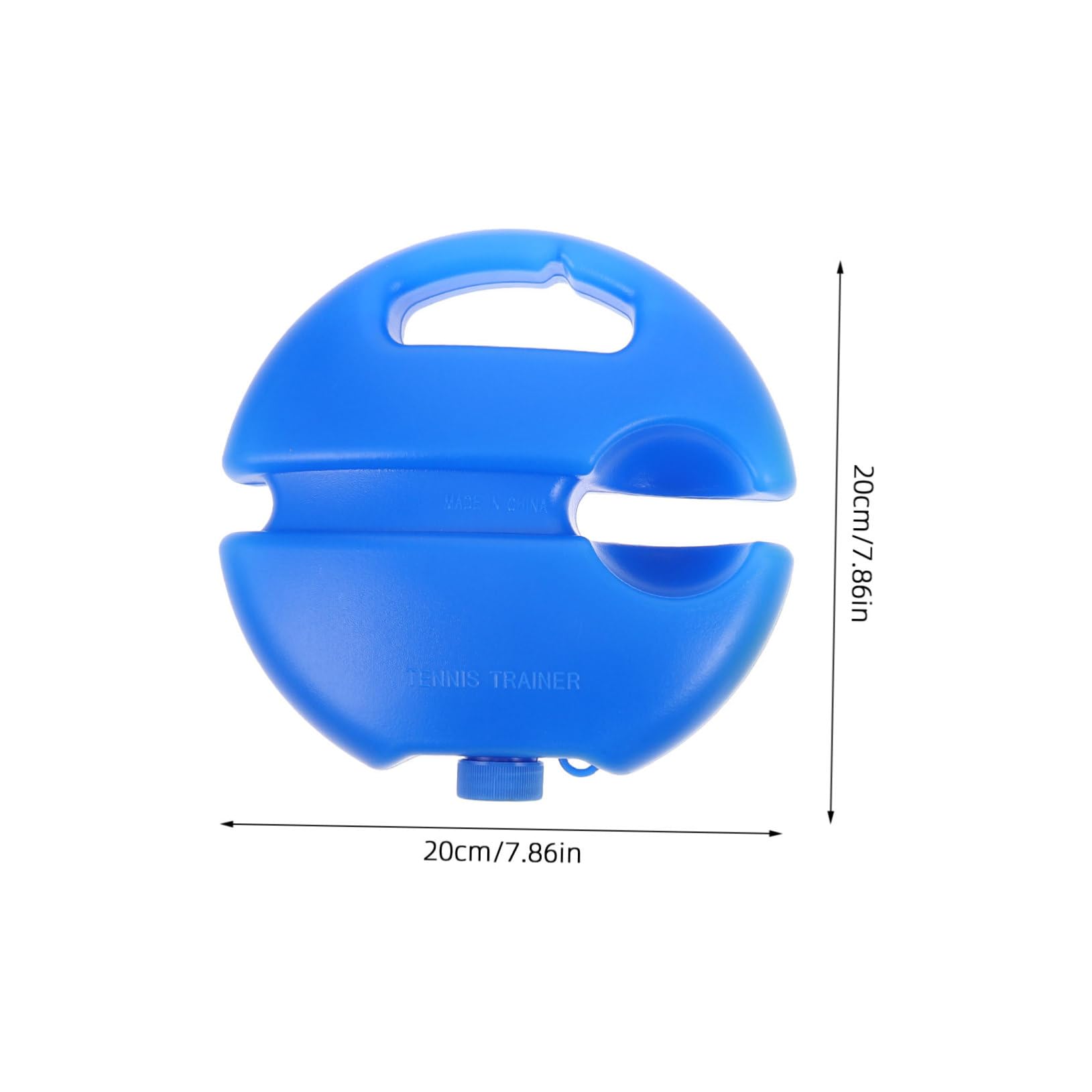 Toddmomy Palla da Tennis Rimbalzante con Base e Corda Attrezzatura per Allenamento di Tennis Fornitura Kit Strumento Portatile da Interno Allenatore Principiante Sport