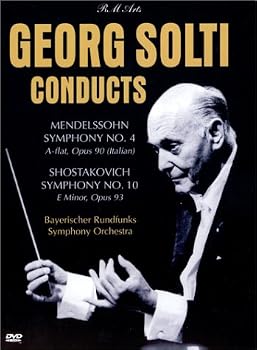 DVD Georg Solti Conducts Mendelssohn Symphony No. 4 & Shostakovich Symphony No. 10 [DVD] Book