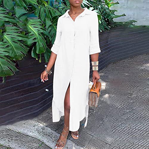 Robe longue décontractée en coton pour vos journées d'été - 2