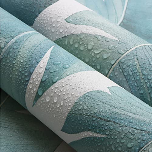 Timeet Tropical Leaf Wallpaper Peel And Stick Wallpaper Self Adhesive Removable Wallpaper Green 15.4In X 118.11In #TOP1