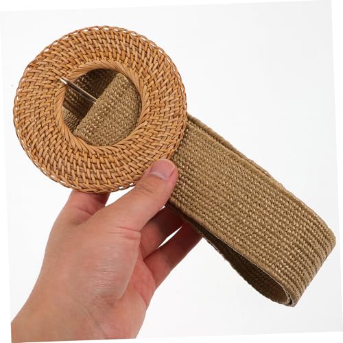 BESPORTBLE Bohemian Style Adjustable Wide Waist Belt for Women Stretch Elastic Pants and Dress Waistband Handmade Woven Buckle Accessory for Casual and Formal Outfits4